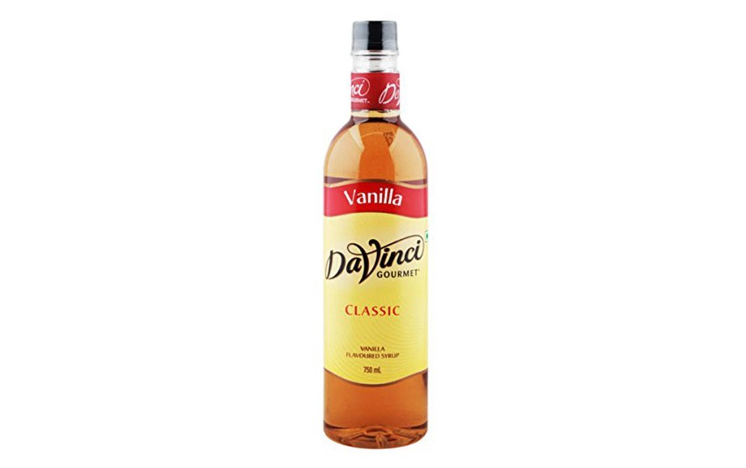 Davinci Classic Vanilla Flavoured Syrup   Glass Bottle  750 millilitre